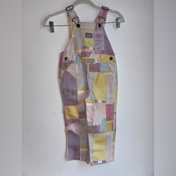 Favourite People 'Elmer' Floral Overalls Size 2/3 NWT - Picture 6 of 6